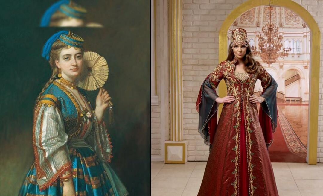 Wie sah die Frauenkleidung im osmanischen Palast im 18. und 19. Jahrhundert aus? 