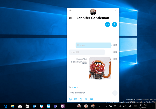 Windows 10 Preview Build 16184 gibt die Funktion "Meine Mitarbeiter" zurück