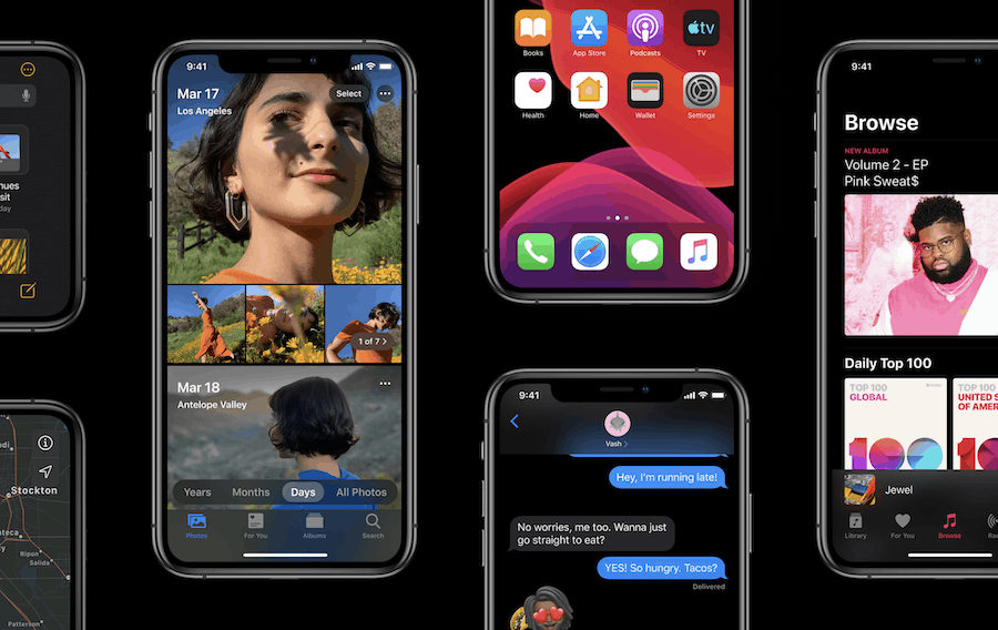 iOS 13 Dark Mode