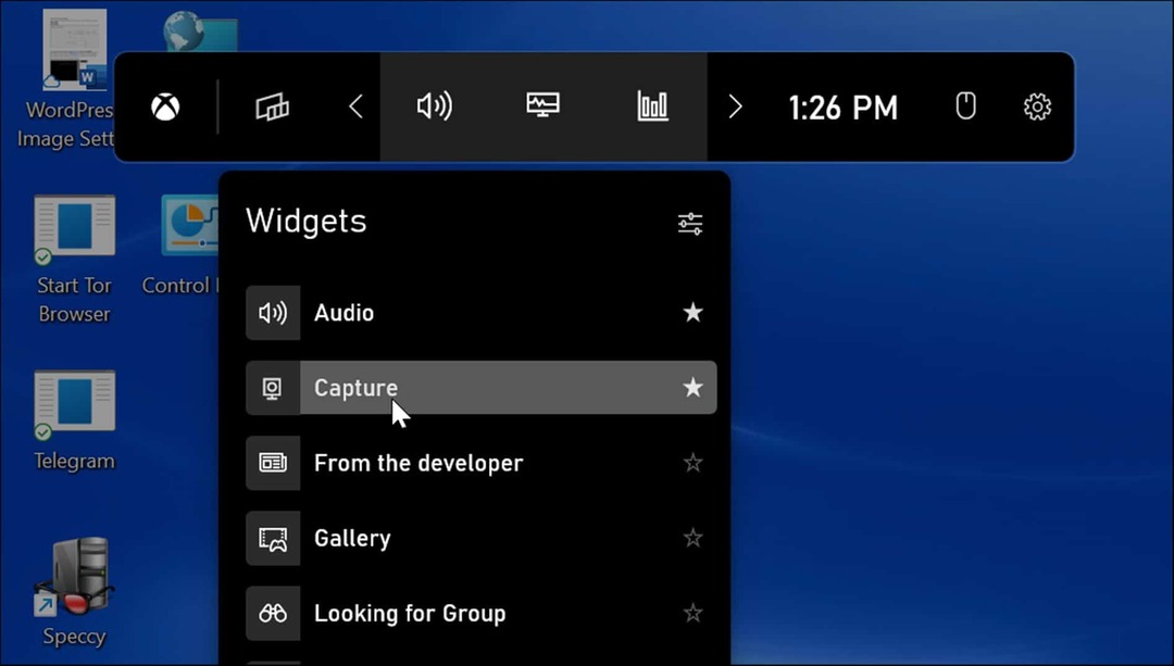 Widgets erfassen Screenshot unter Windows 11 erstellen