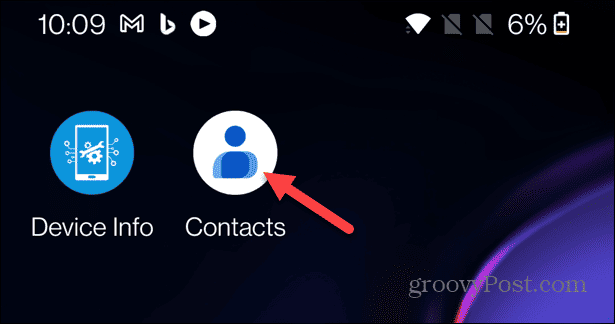 Fügen Sie Kontakte zum Android-Startbildschirm hinzu