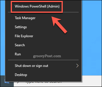 Windows-Start Starten Sie PowerShell