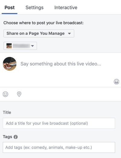 So verwenden Sie Facebook Live in Ihrem Marketing, Schritt 3.