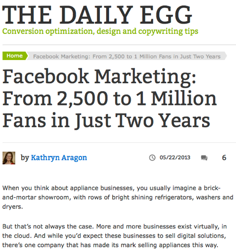 Facebook vermarktet das tägliche Ei