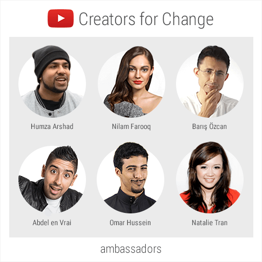 Youtube-Schöpfer für Veränderung
