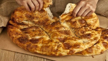 Wie viele Kalorien in einem Viertel Ramadan Pita? Ramadan Pita Rezept ohne Gewicht! Essen Pita auf der Sahur ..