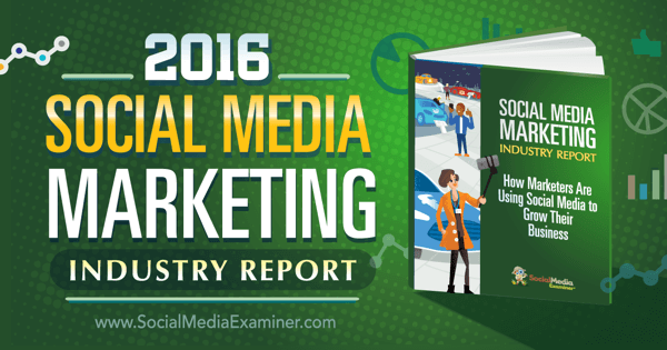 Bericht der Social Media Marketing-Branche 2016