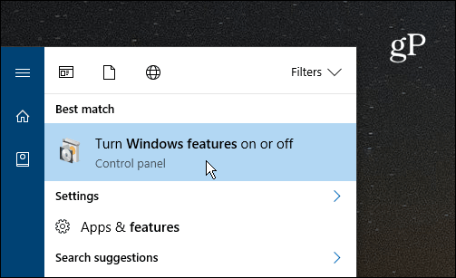 Windows 10-Suche