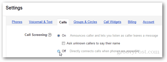 So deaktivieren Sie das Google Voice Call Screening