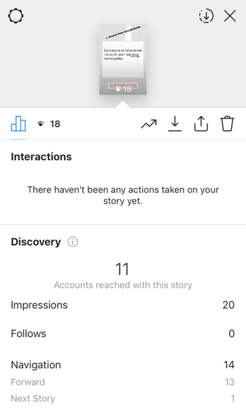 Anzeigen der ROI-Daten von Instagram Stories, Schritt 9.