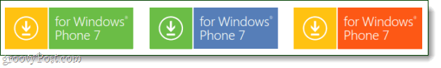 Windows Phone 7 neues Tastenlogo