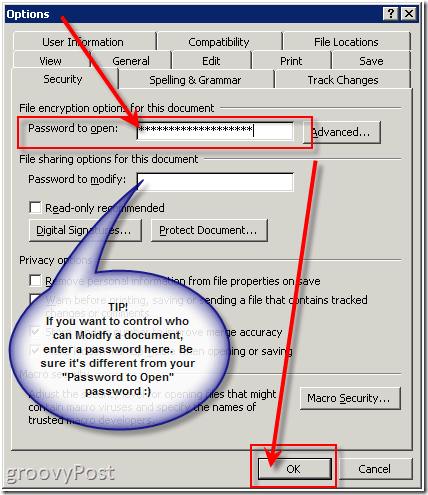 Office 2003-Dokumente verschlüsseln