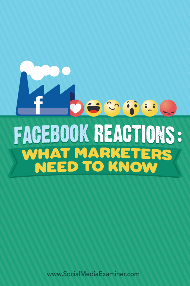Facebook-Reaktionen: Was Vermarkter wissen müssen: Social Media Examiner