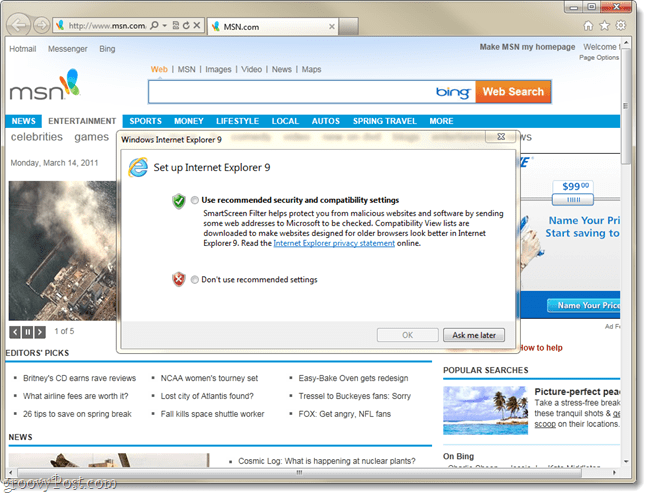 Internet Explorer 9 Final, jetzt verfügbar