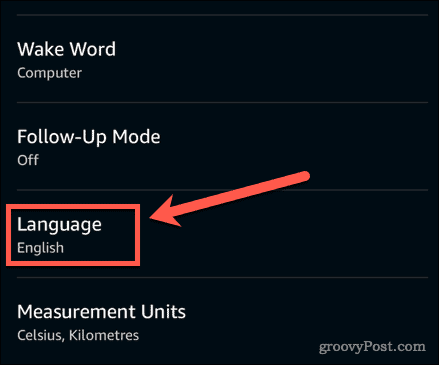 Alexa-Sprache