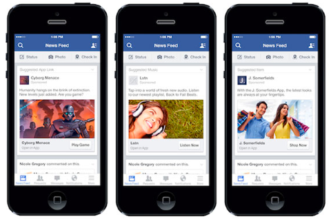 Facebook Mobile App Anzeigen
