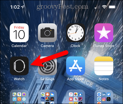 Tippen Sie auf dem iPhone auf das App-Symbol ansehen