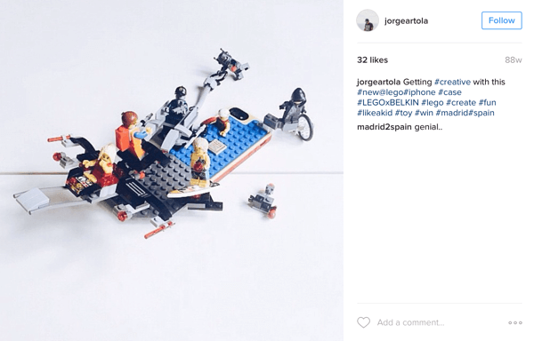 Legoxbelkin Instagram Kampagne