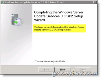Upgrade von WSUS 3.0 SP1 auf SP2 