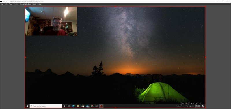 Webcam-Overlay