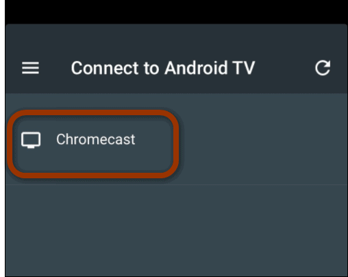 Stellen Sie eine Verbindung zu Chromecast her