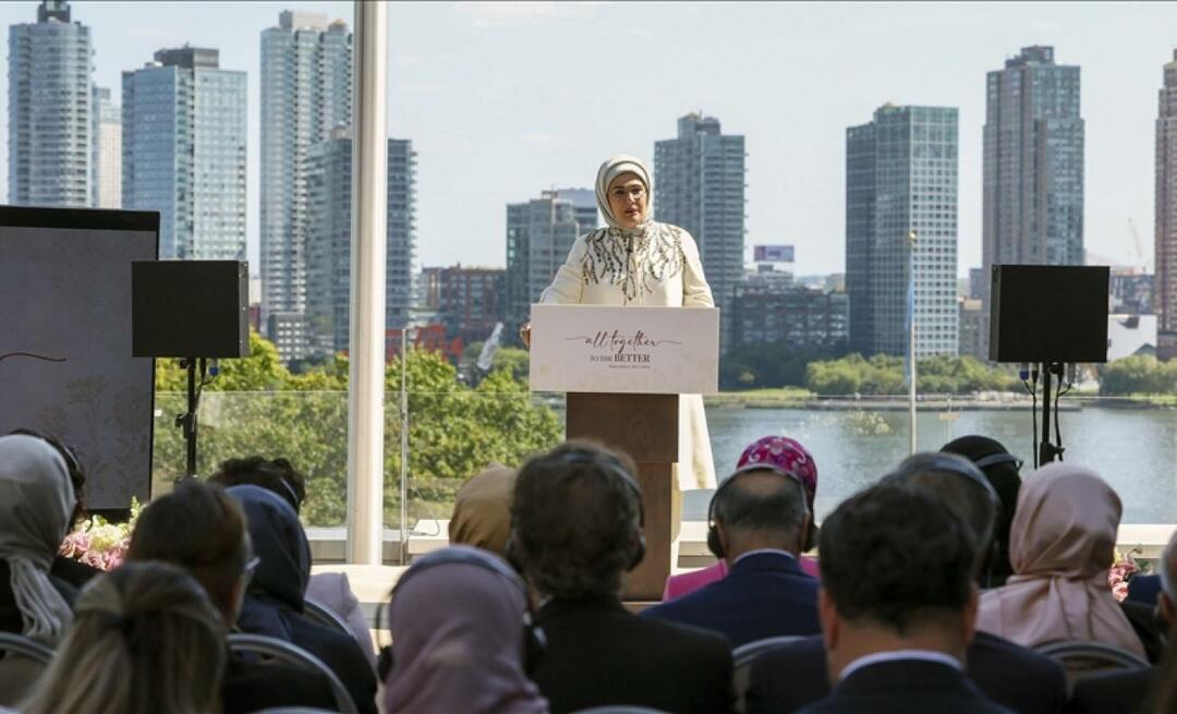 First Lady Erdoğan machte auf die gewissenhafte Dimension der türkischen Staatsstruktur aufmerksam!