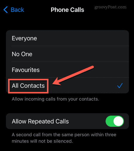 alle kontakte zulassen iphone