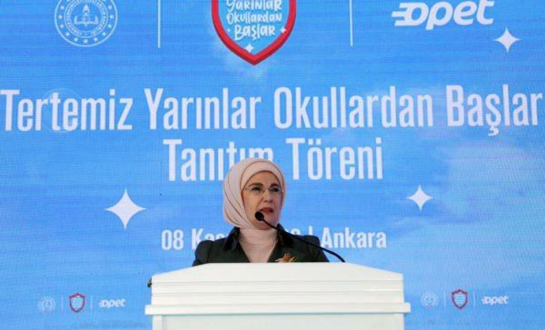 Emine Erdoğan hat am Förderprogramm „Immaculate Tomorrows Begin with Schools“ teilgenommen!