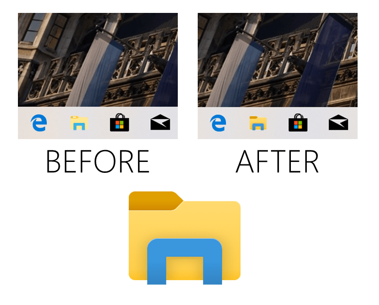 Neues Datei-Explorer-Symbol Windows 10 19H1