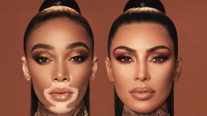 Kim Kardashian und Winnie Harlow wurden zu Werbegesichtern im selben Rahmen!