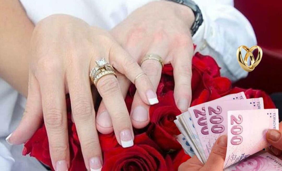 Mitgift und Entschädigungsunterstützung? Wie hoch ist die Mitgift 2023? 36.000 TL Unterstützung vom Staat für diejenigen, die heiraten werden