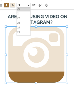 Icon Chart Infografik Erstellung auf Instagram