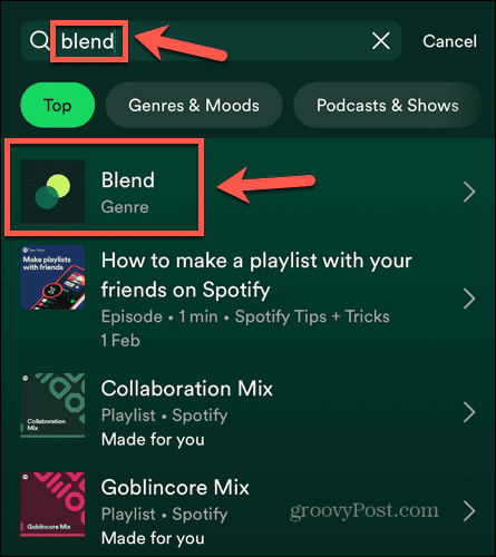 Spotify Blend-Genre