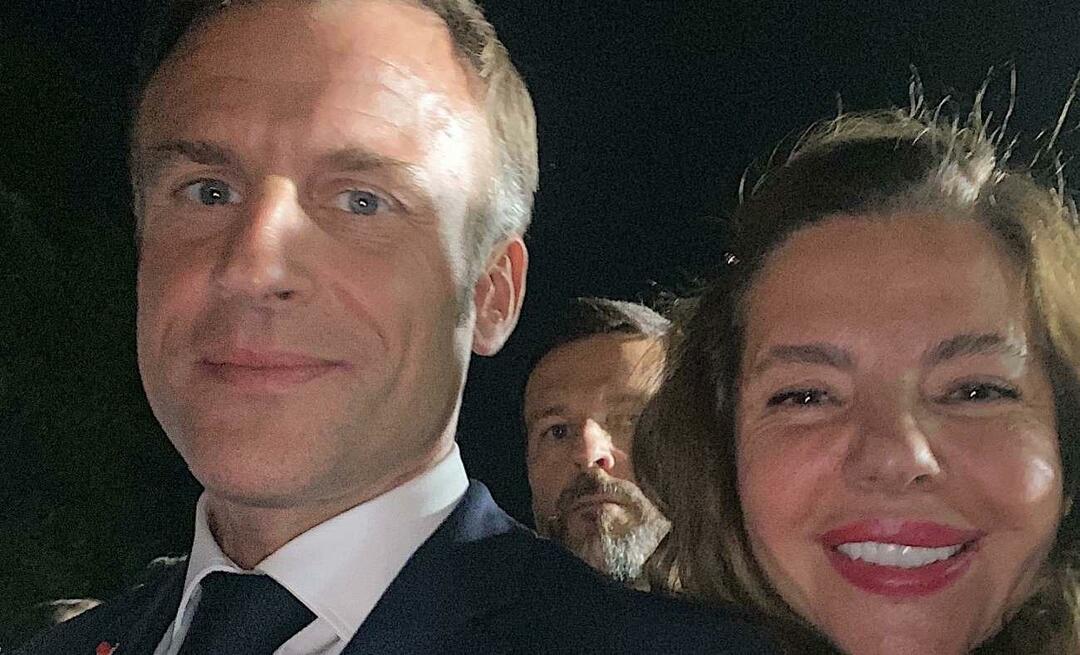 Ein Türke im französischen Palast! Ece Ege im Elysée-Palast von Macron