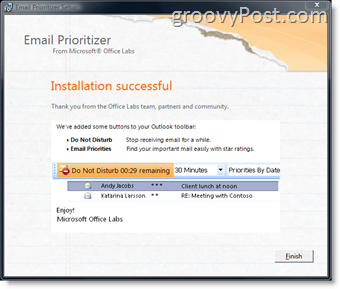 So organisieren Sie Ihren Posteingang mit dem neuen E-Mail-Priorisierungs-Add-in für Microsoft Outlook:: groovyPost.com