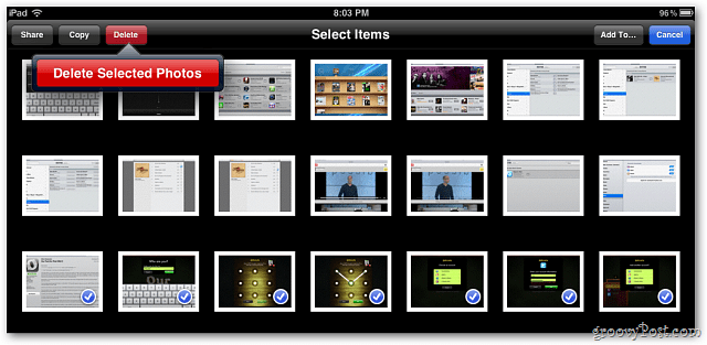 IOS 5: Batch-Löschfotos auf Ihrem iPhone, iPad oder iPod Touch