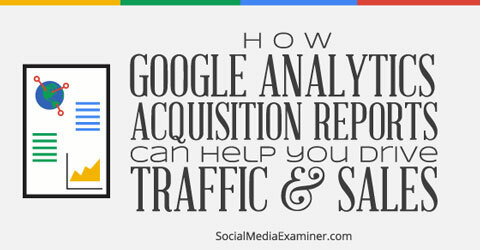 Akquisitionsberichte für Google Analytics