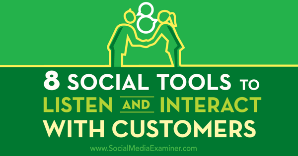 soziale Kundendienst-Tools