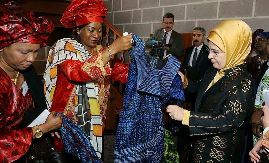 First Lady Erdoğan brachte den afrikanischen Frauen Hoffnung! Mit dem Projekt unterstützt es...