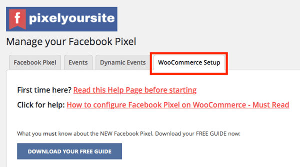 Mit der WooCommerce-Integration des PixelYourSite-Plugins können Sie E-Commerce-Ereignisse für Ihr Geschäft einrichten.