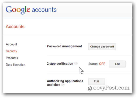 googleapps 2step