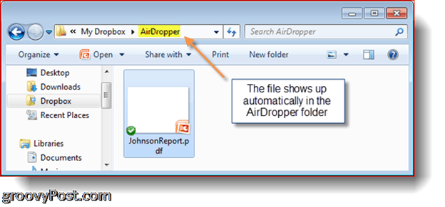 AirDropper arbeitet mit Dropbox zusammen, um YouSendIt Killer zu erstellen