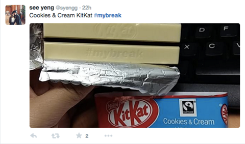 Kitkat Kunden Tweet