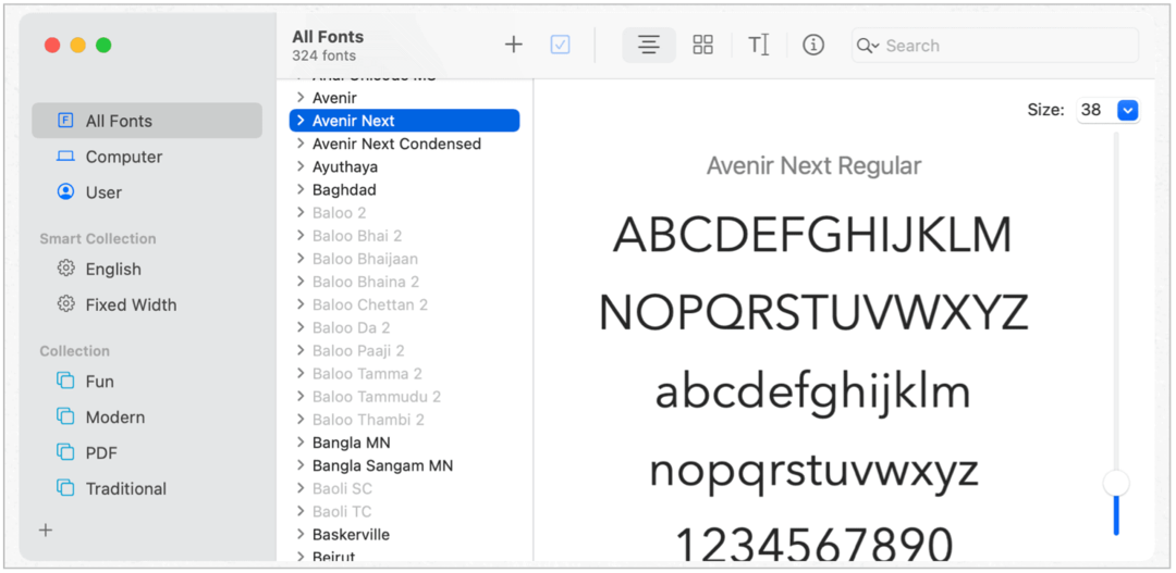 So fügen Sie neue Schriftarten auf dem Mac hinzu