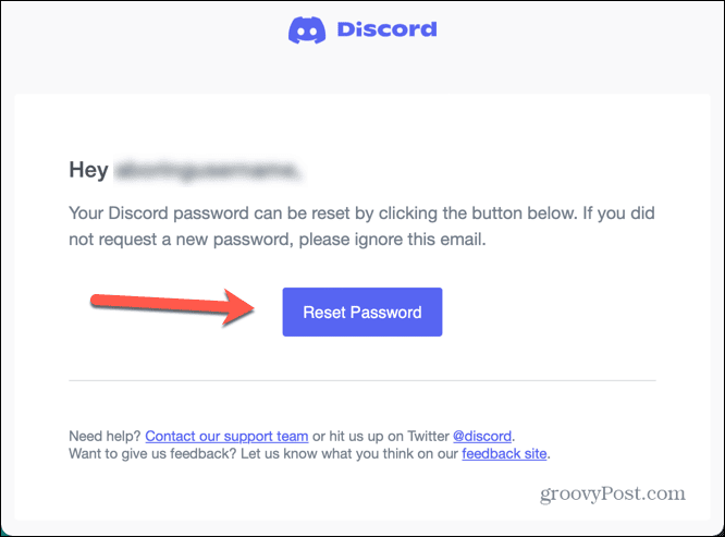 Discord-Passwort zurücksetzen
