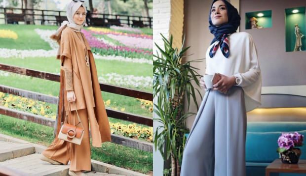 locker sitzende Jeans Hijab