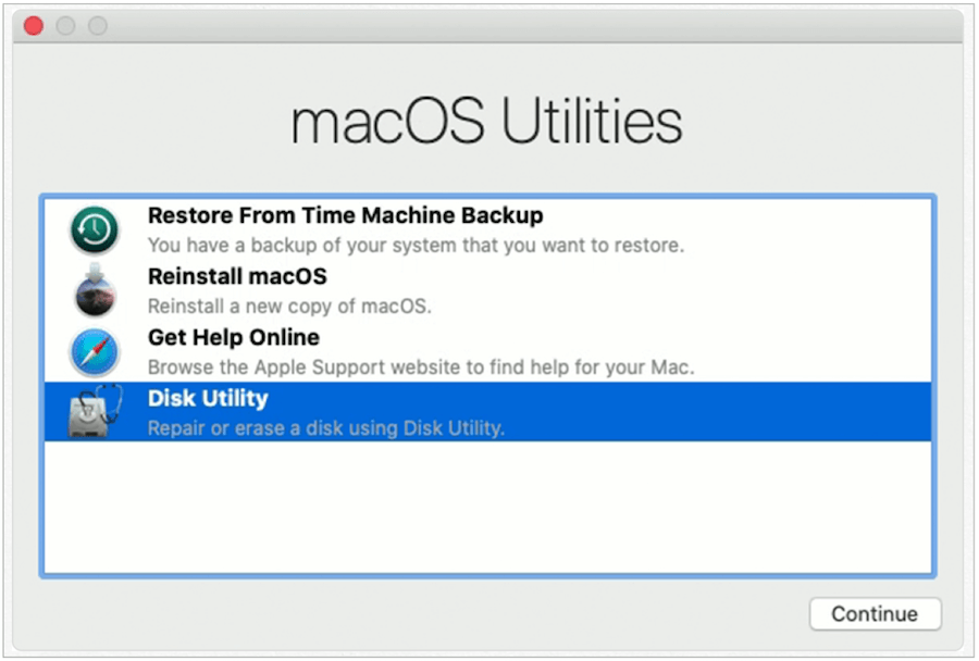 macOS Dienstprogramme