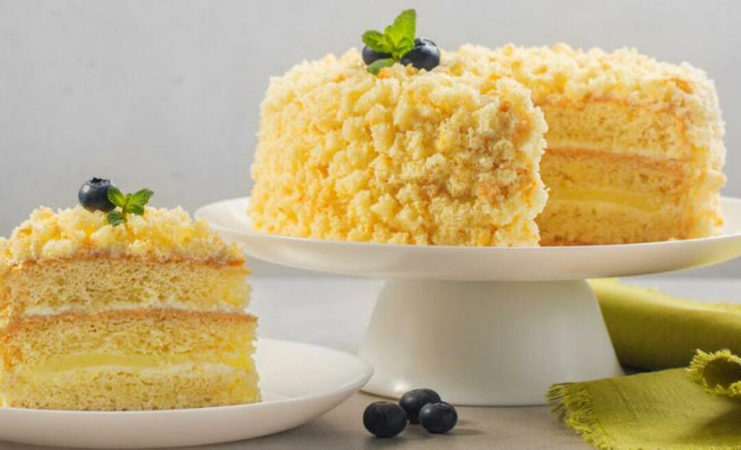Wie man Torta Mimosa macht MasterChef-Torta-Mimosa-Rezept! Italienischer Kuchen Torta Mimosa