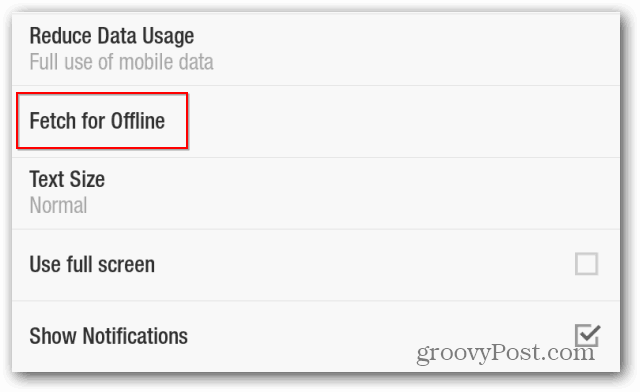 Flipboard reduziert die Nutzung mobiler Daten reduziert den Abruf der Datennutzung für Offline