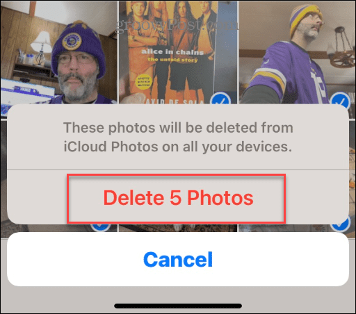 Fotos auf dem iPhone sperren